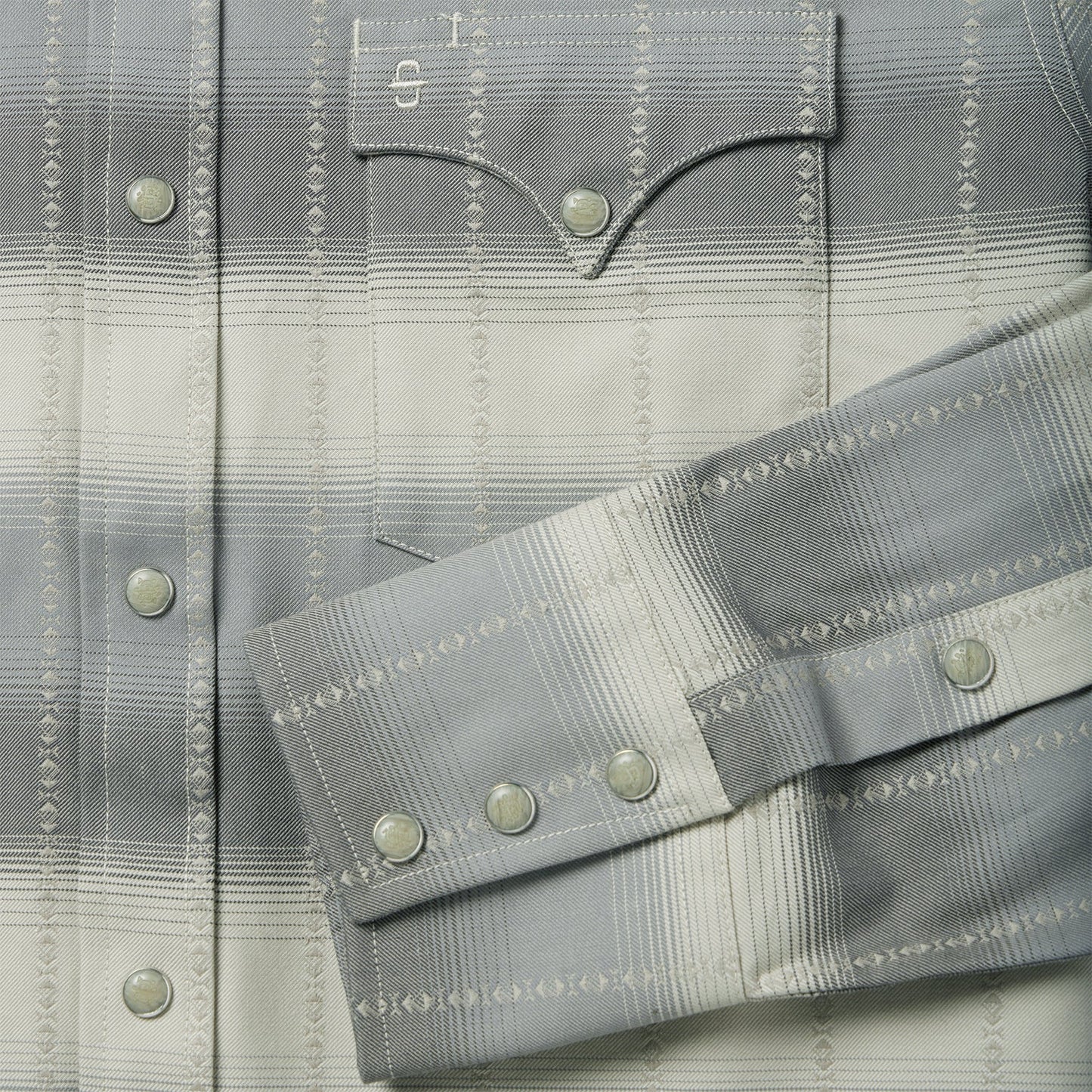Serape Dobby Twill Western Shirt
