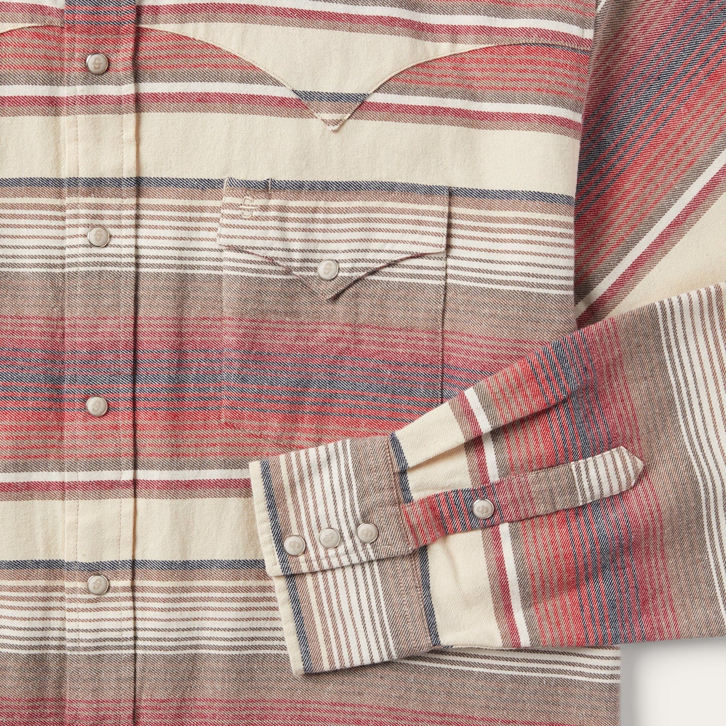 Brushed Twill Striped Shirt