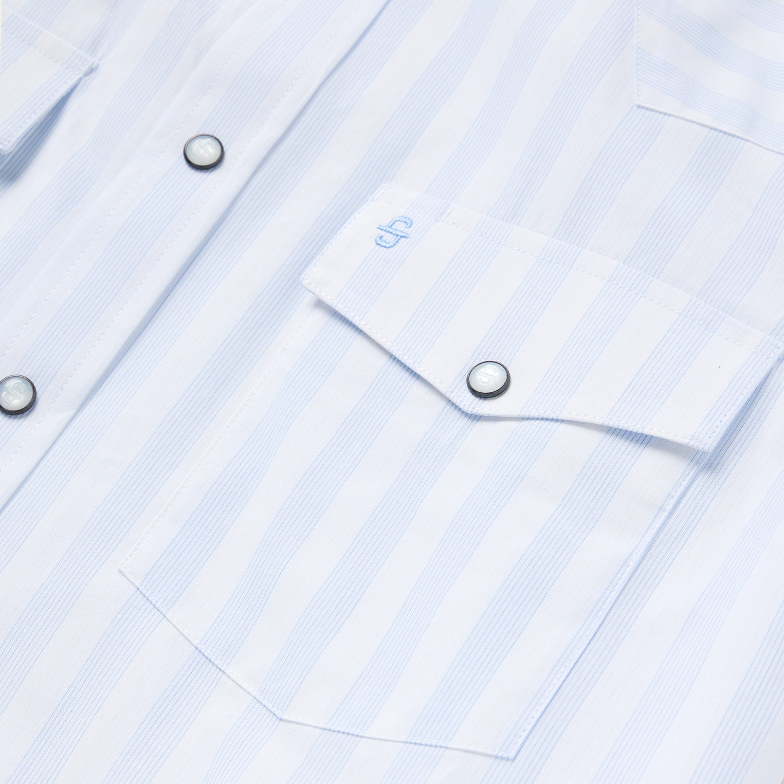 Stripe Oxford Western Shirt