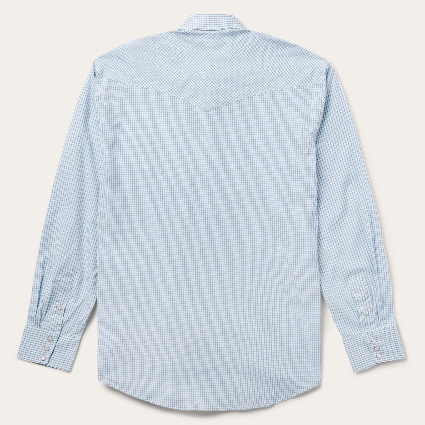 Two Stripe Check Western Shirt