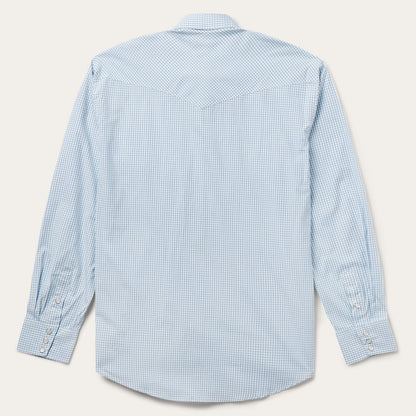 Two Stripe Check Western Shirt