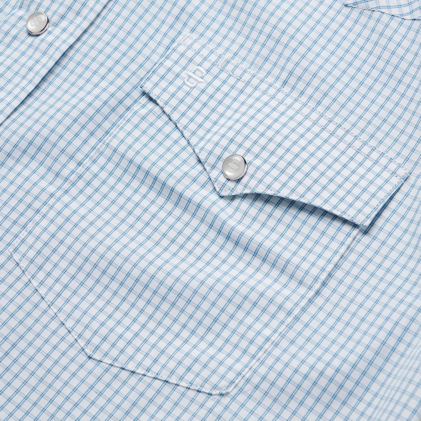 Two Stripe Check Western Shirt