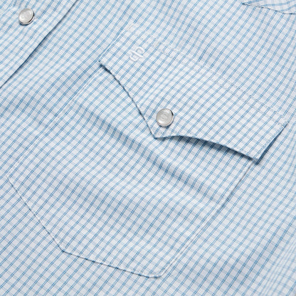 Two Stripe Check Western Shirt