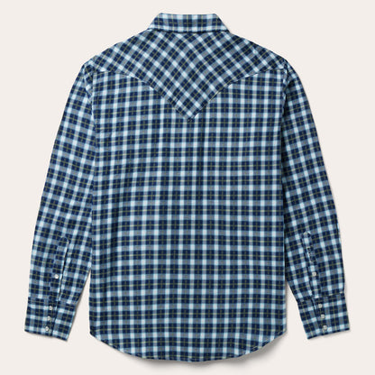 Plaid Twill Dobby Western Shirt