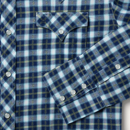 Plaid Twill Dobby Western Shirt