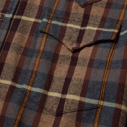Brushed Flannel Western Shirt