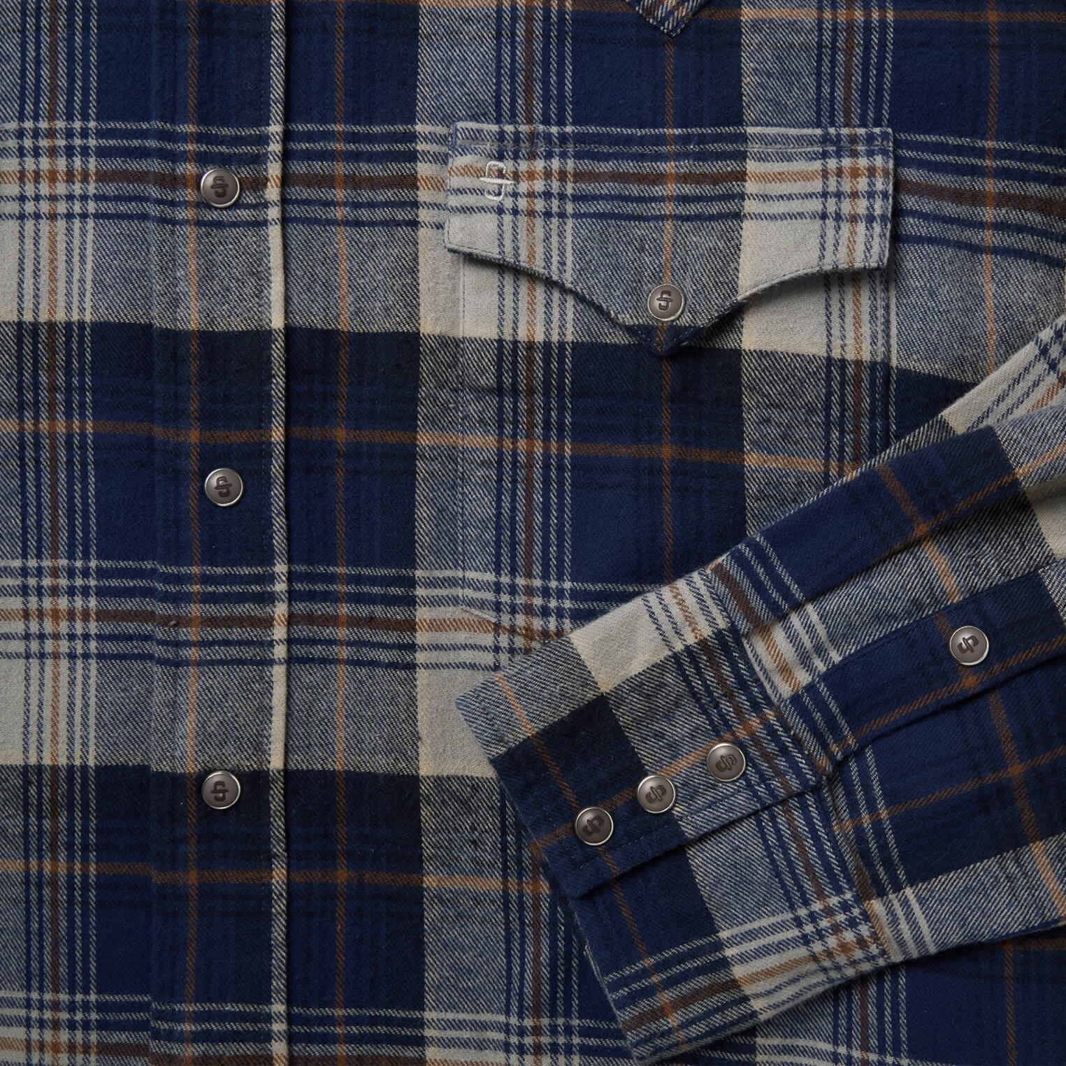 Brushed Flannel Western Shirt
