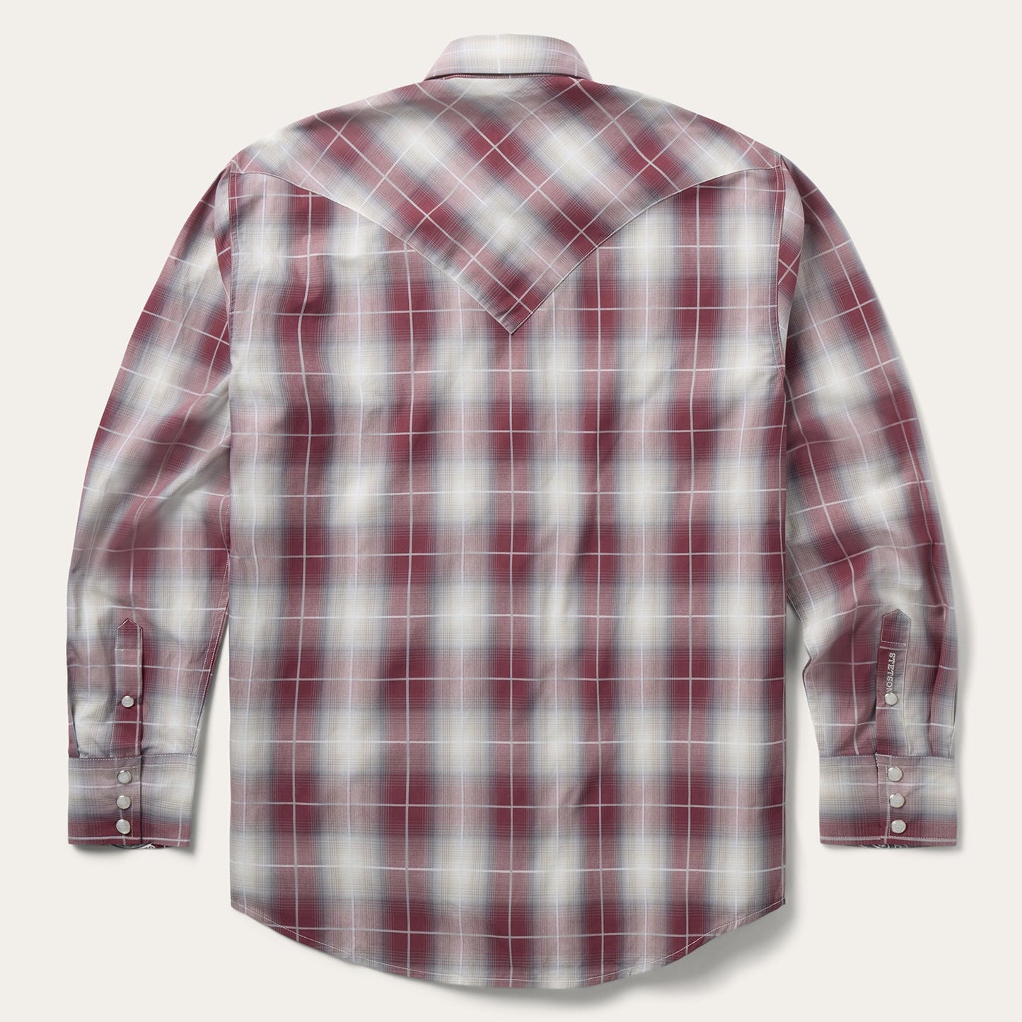 Ombre Plaid Western Shirt