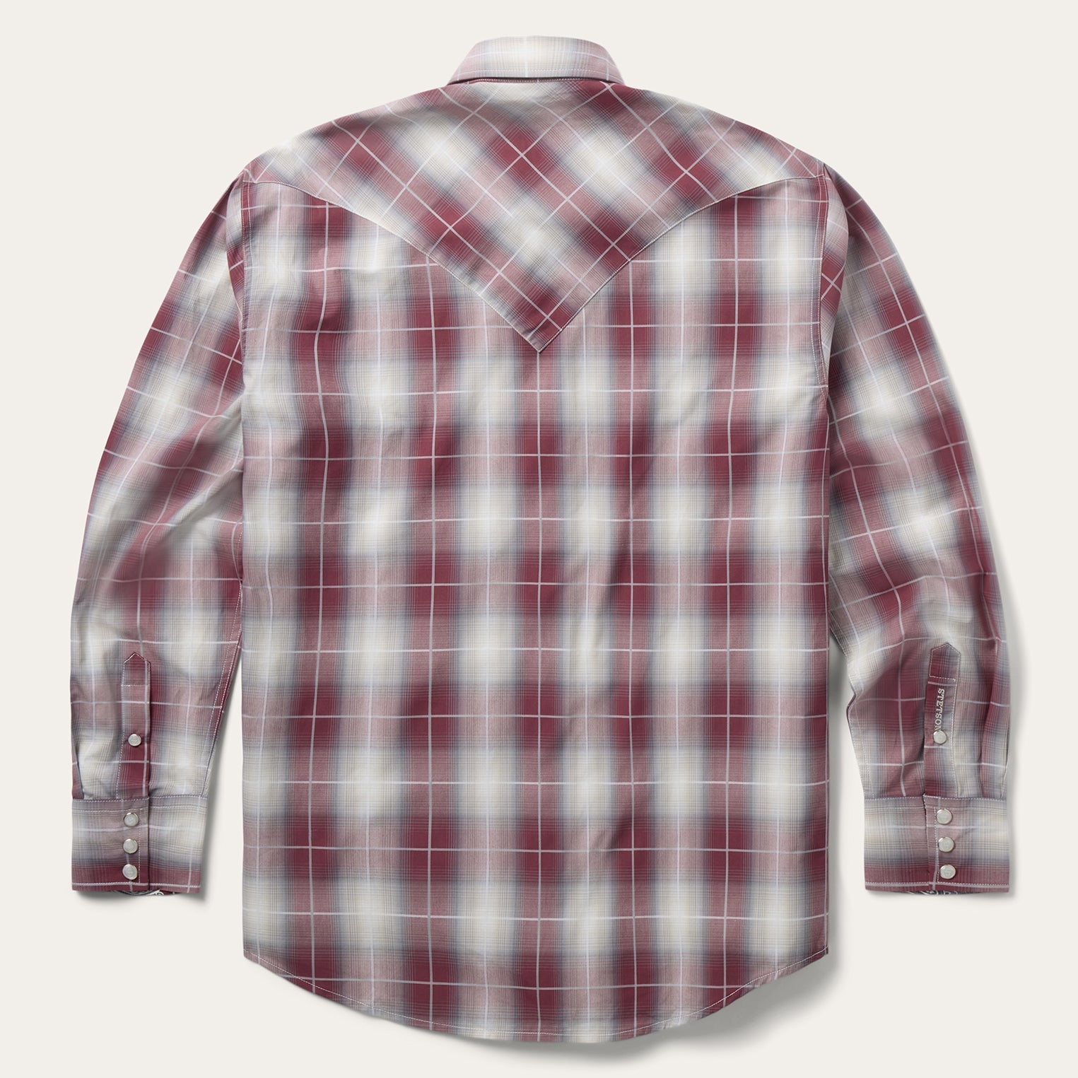 Ombre Plaid Western Shirt