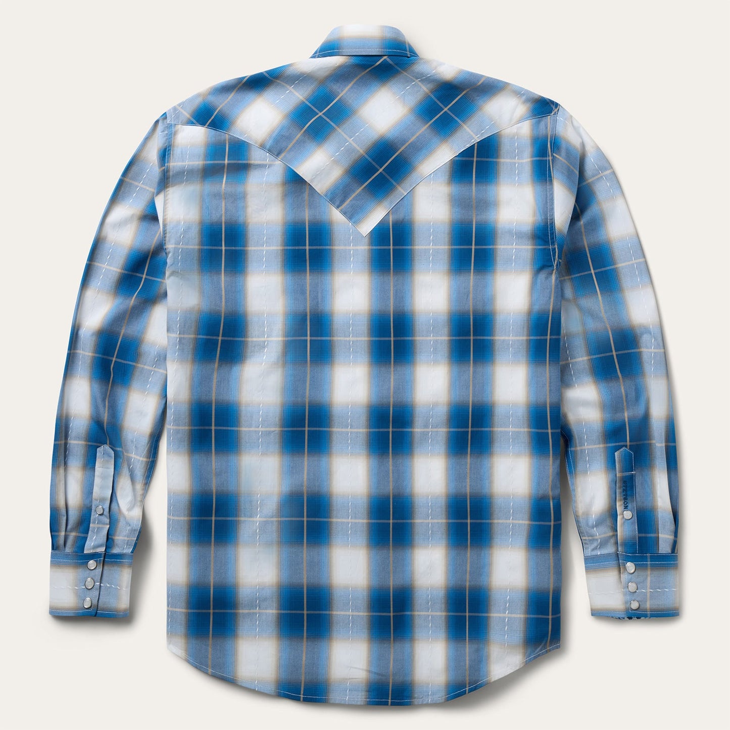 Ombre Plaid Western Shirt