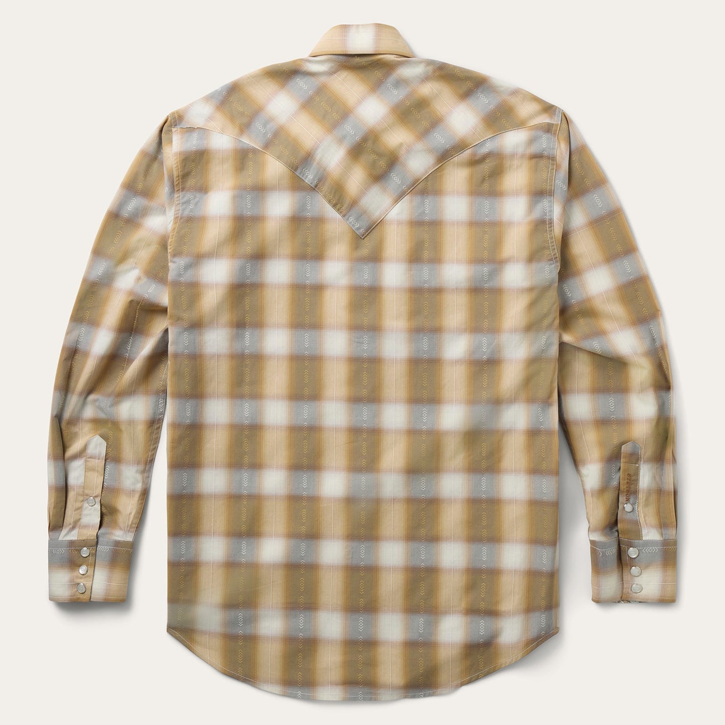 Gold Dust Plaid Western Shirt