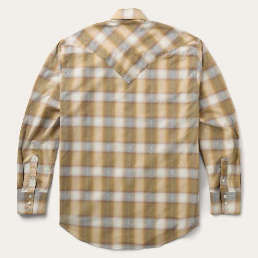 Gold Dust Plaid Western Shirt