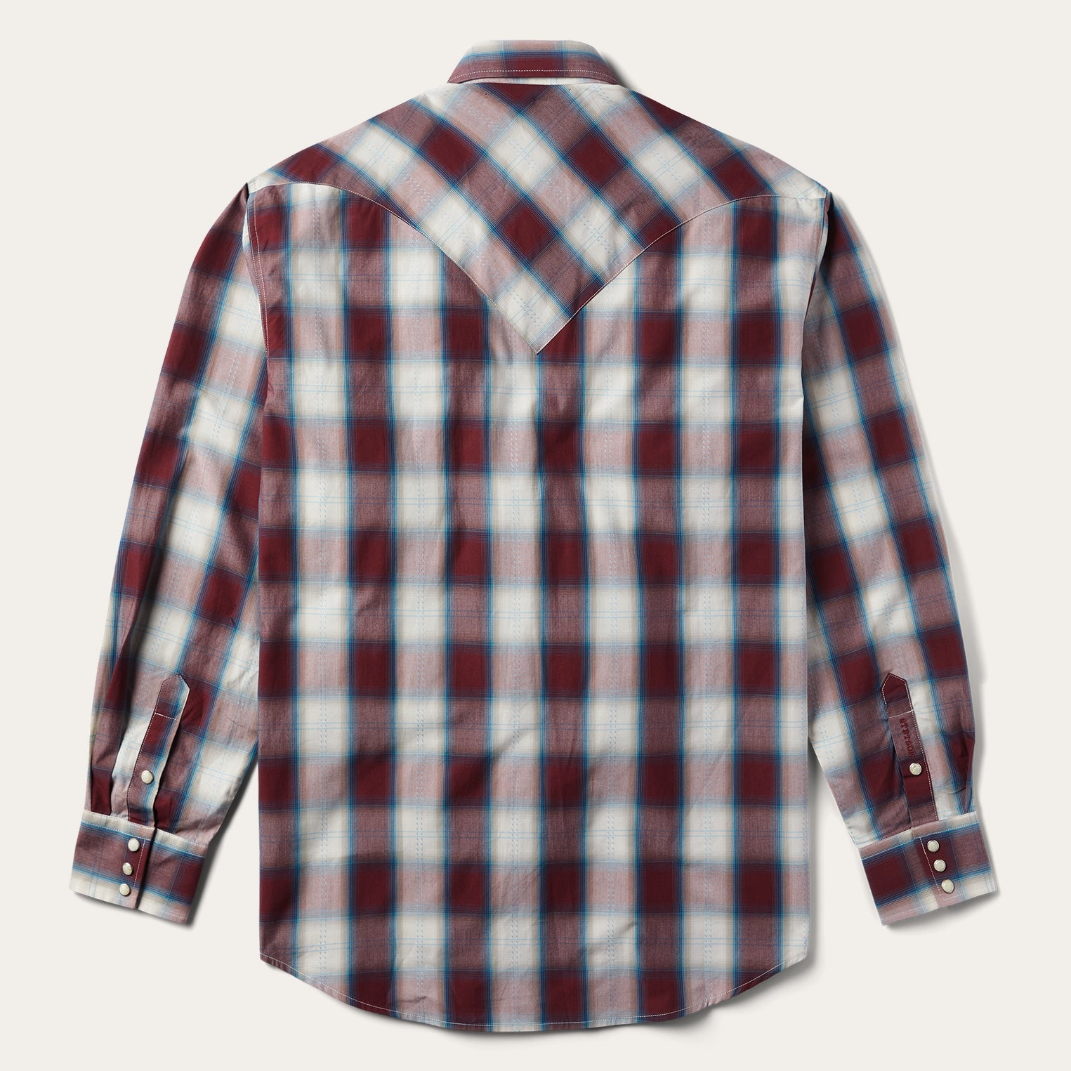 Wine Plaid Shirt