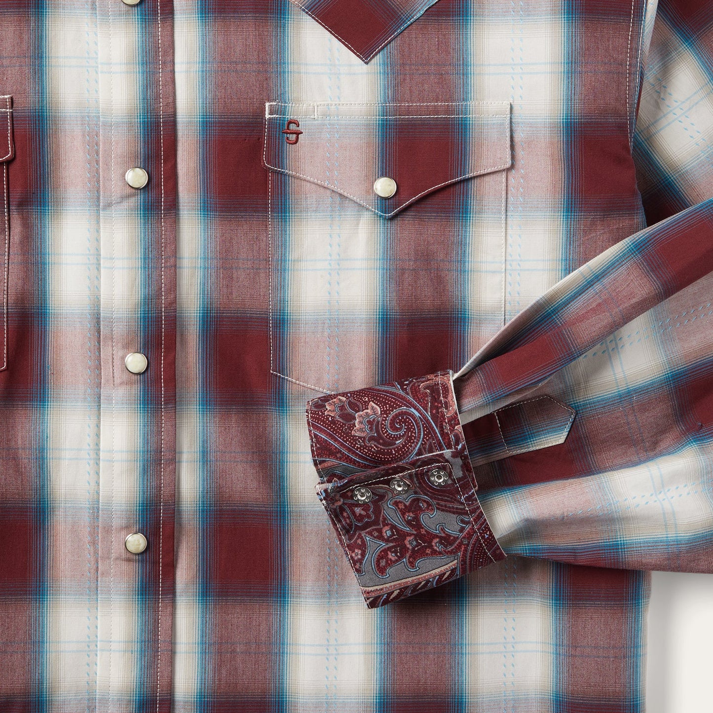 Wine Plaid Shirt