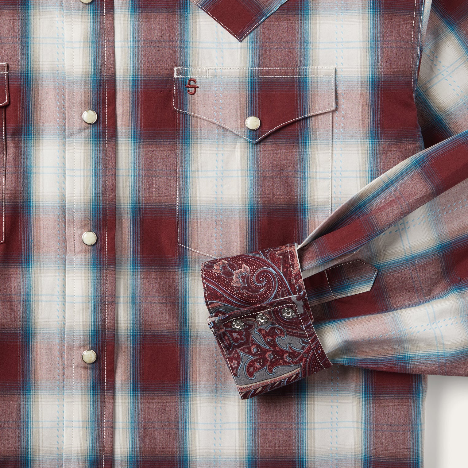 Wine Plaid Shirt