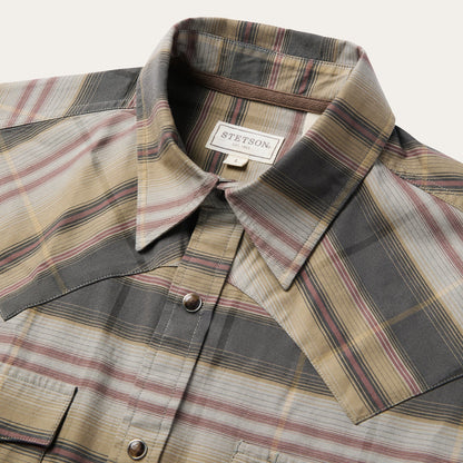Serape Plaid Western Shirt