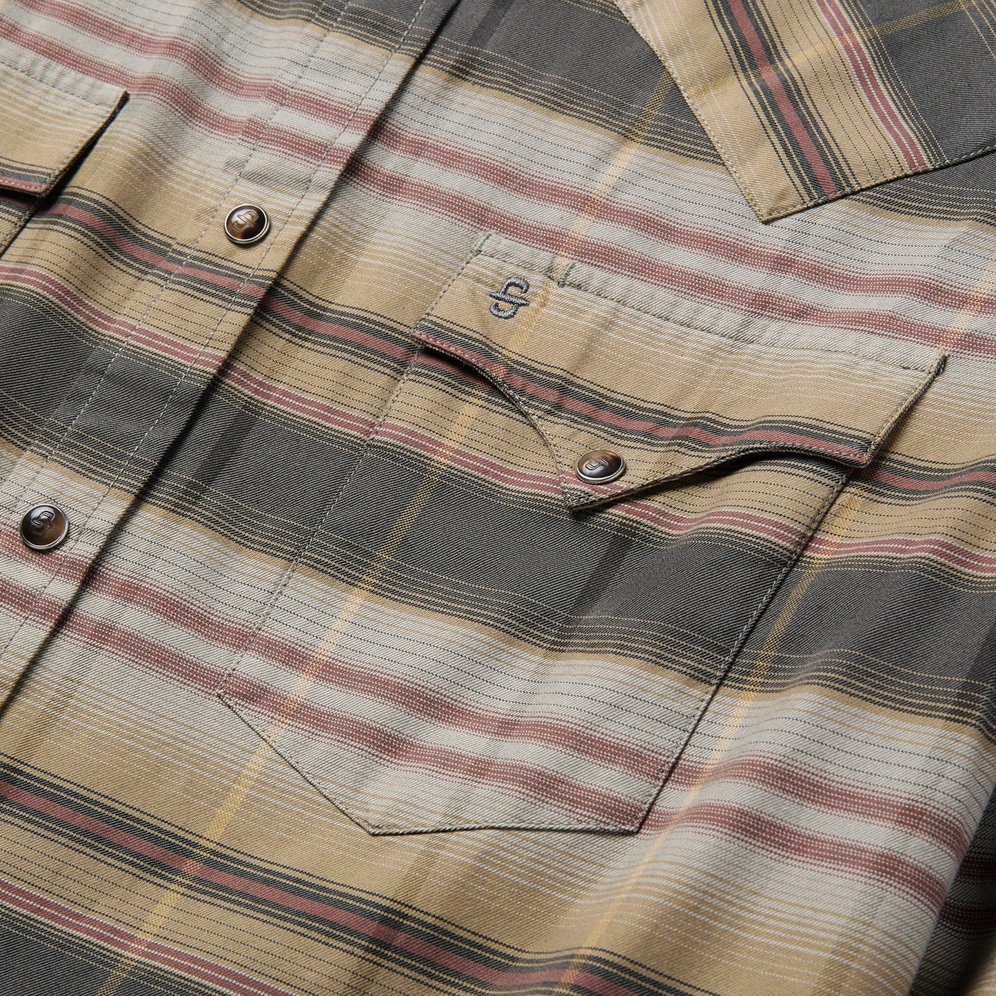 Serape Plaid Western Shirt