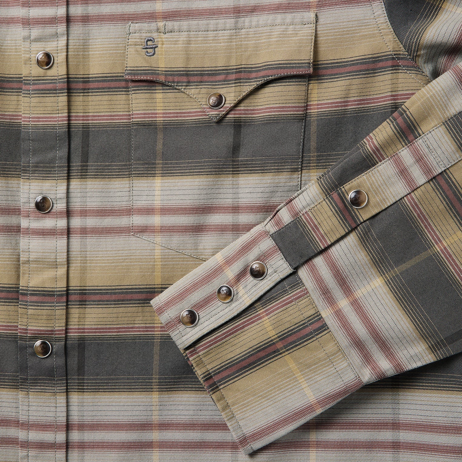 Serape Plaid Western Shirt