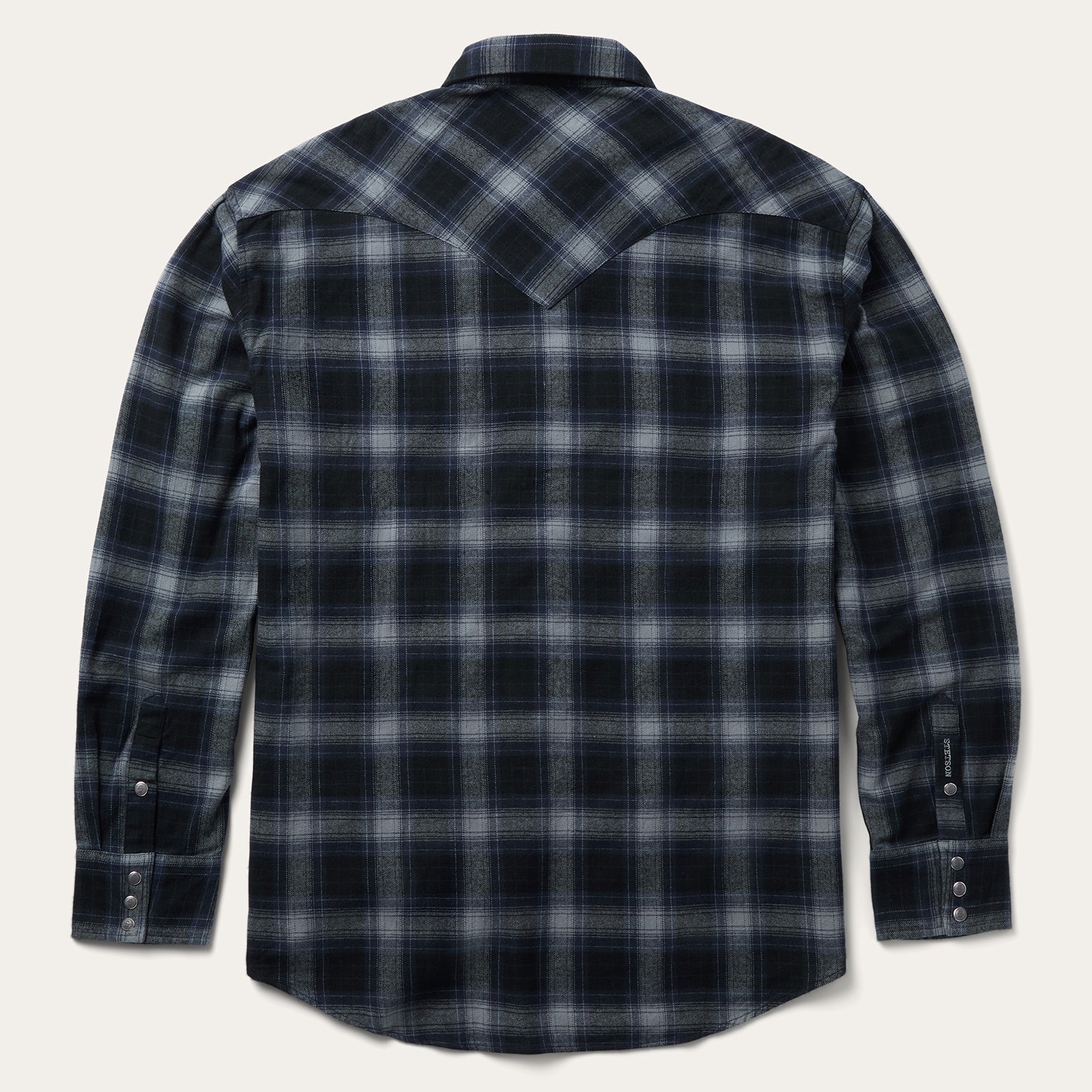 Brushed Twill Plaid Western Shirt