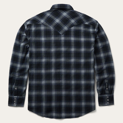 Brushed Twill Plaid Western Shirt
