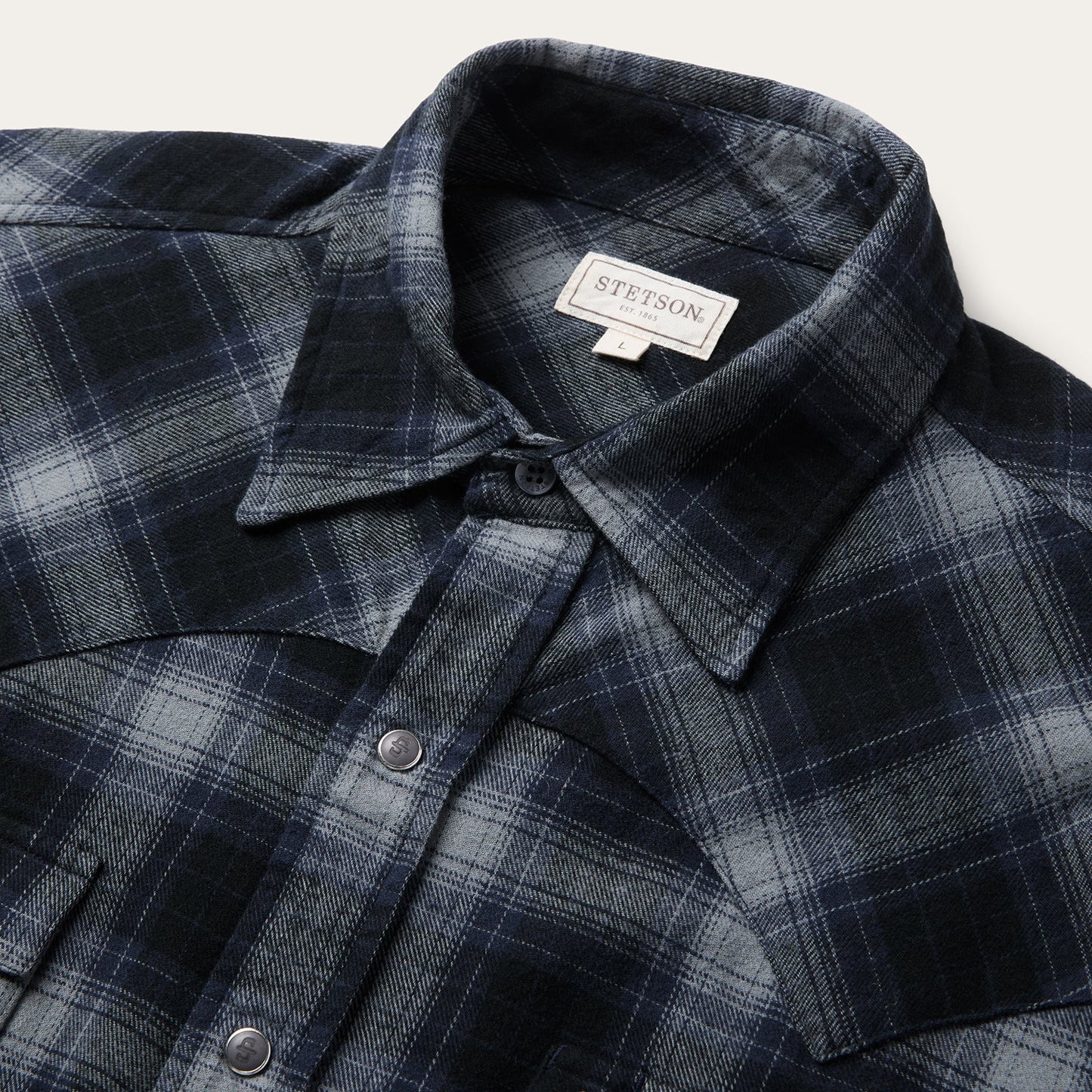 Brushed Twill Plaid Western Shirt