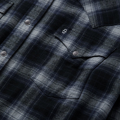 Brushed Twill Plaid Western Shirt