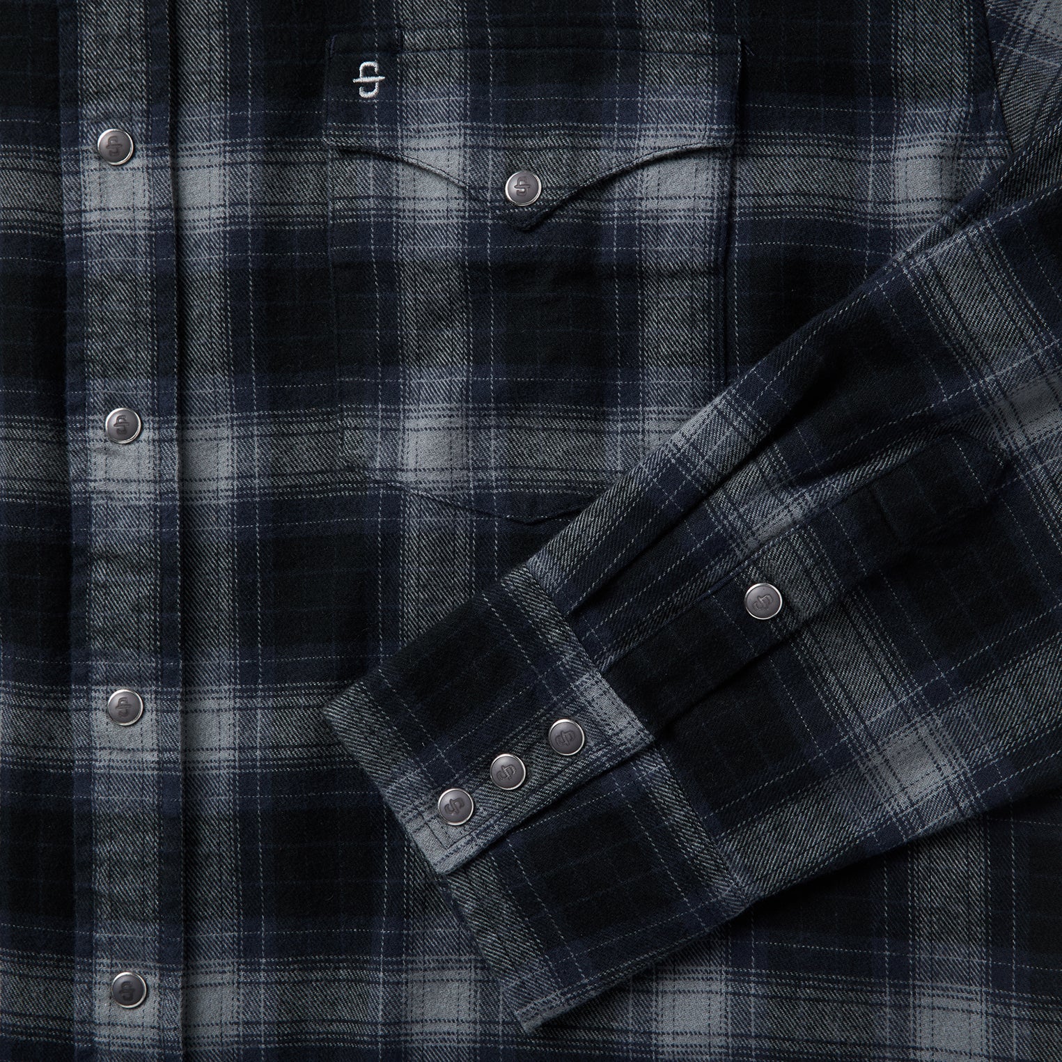 Brushed Twill Plaid Western Shirt