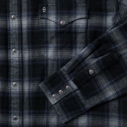 Brushed Twill Plaid Western Shirt