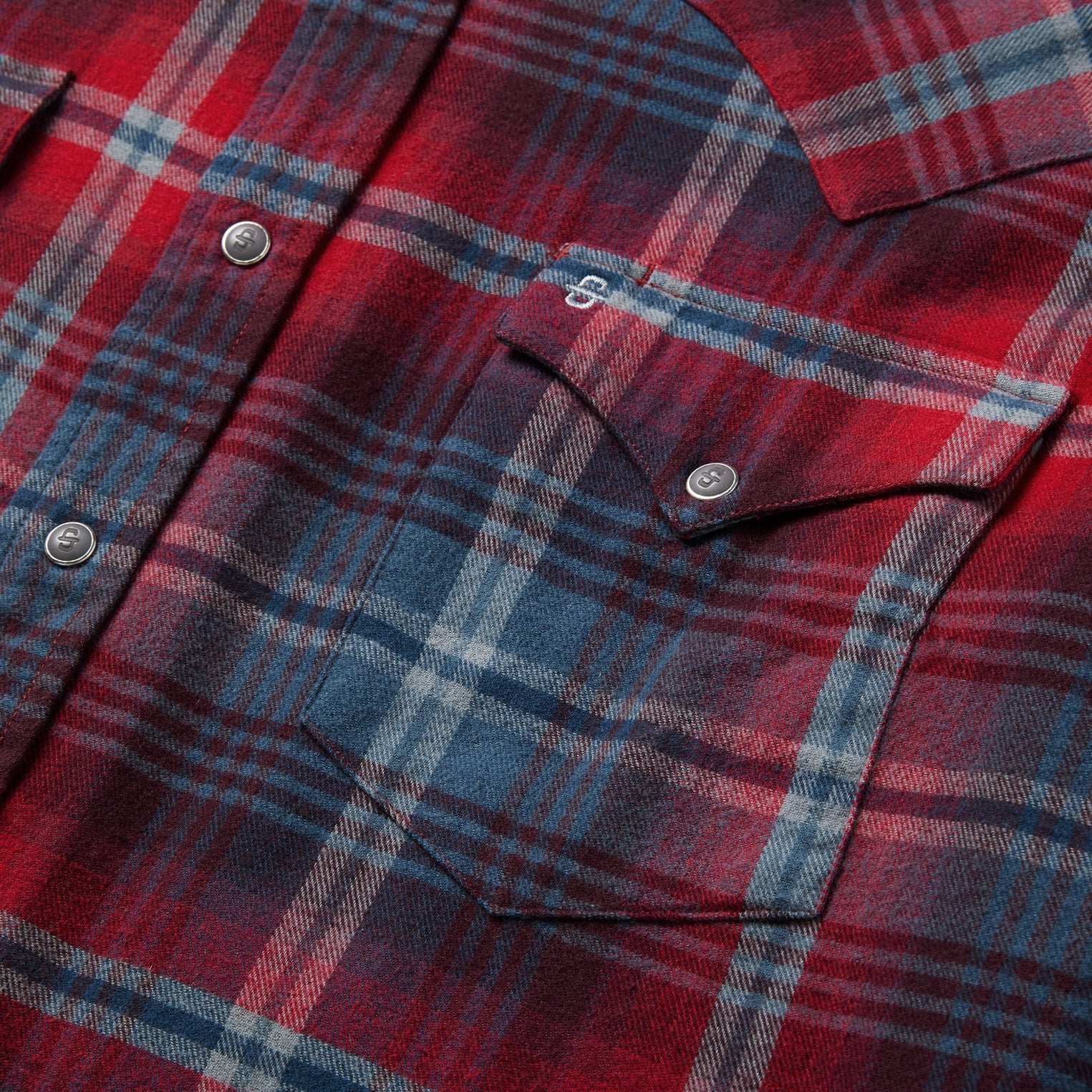 Brushed Twill Plaid Western Shirt