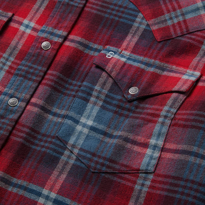 Brushed Twill Plaid Western Shirt