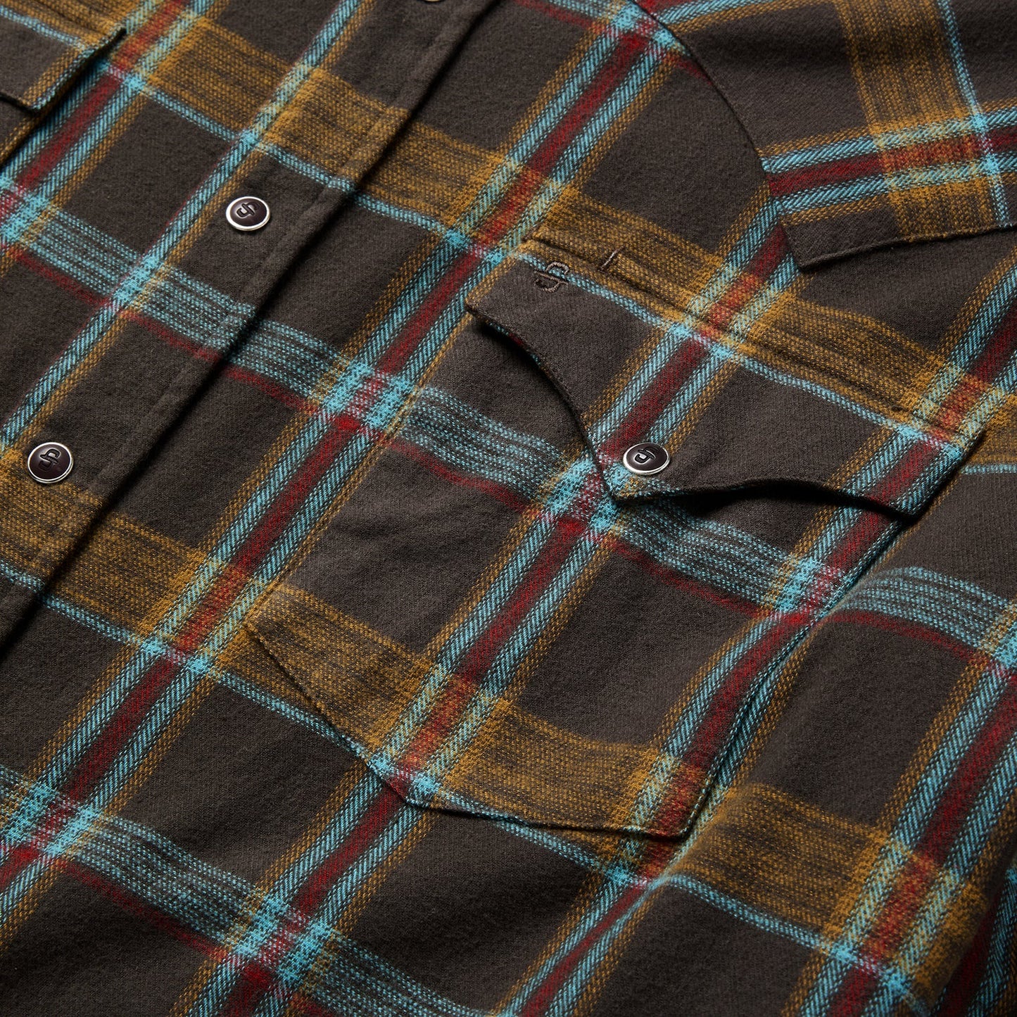 Brushed Twill Plaid Western Shirt