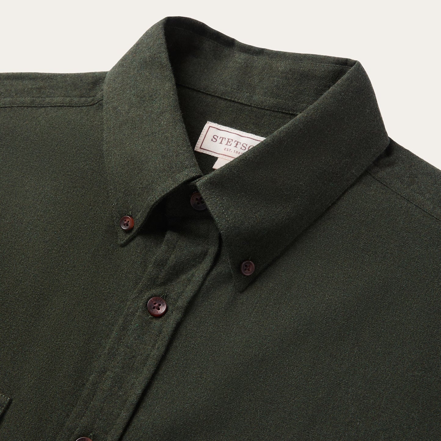 Brushed Heathered Flannel Shirt