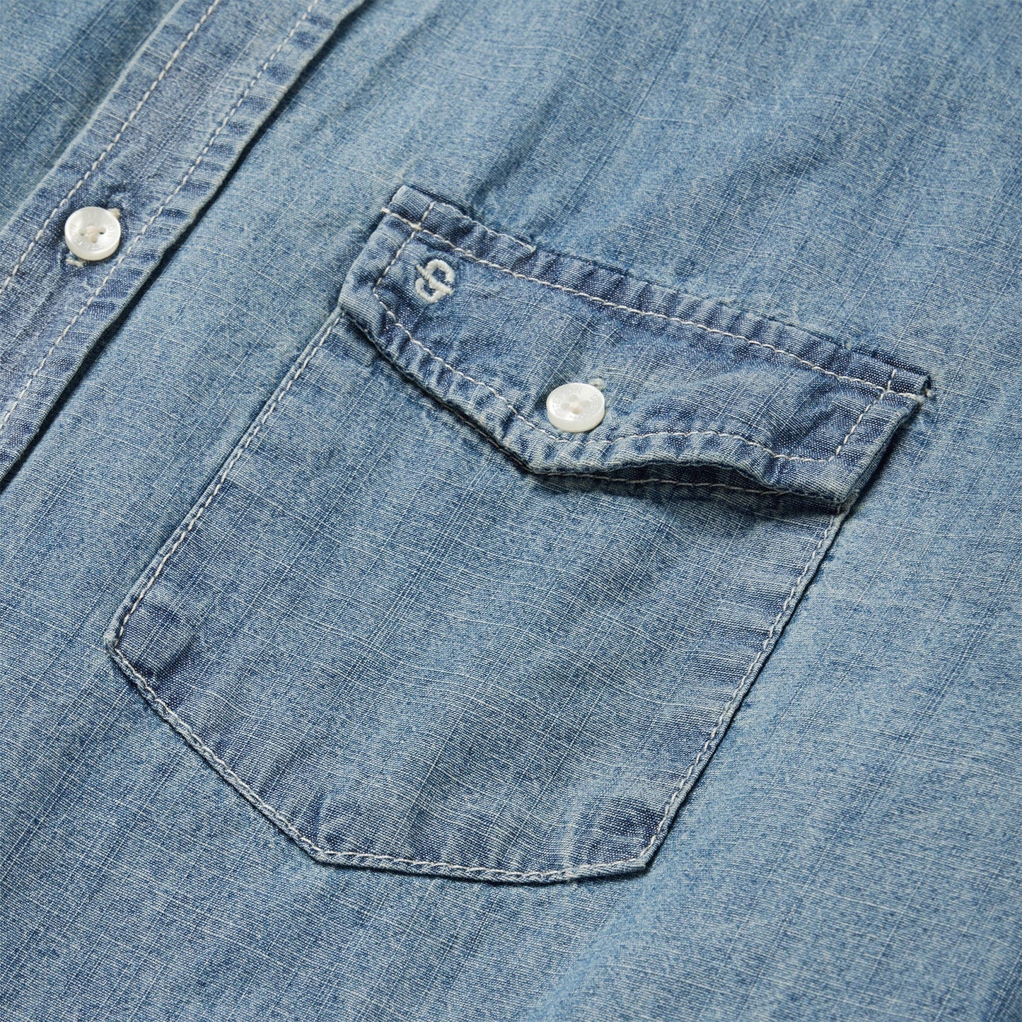 Chambray Button-Down Shirt