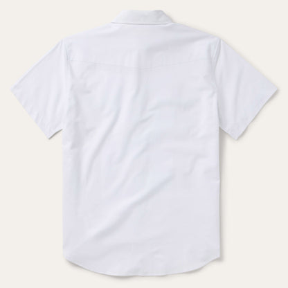 White Oxford Short Sleeve Western Shirt