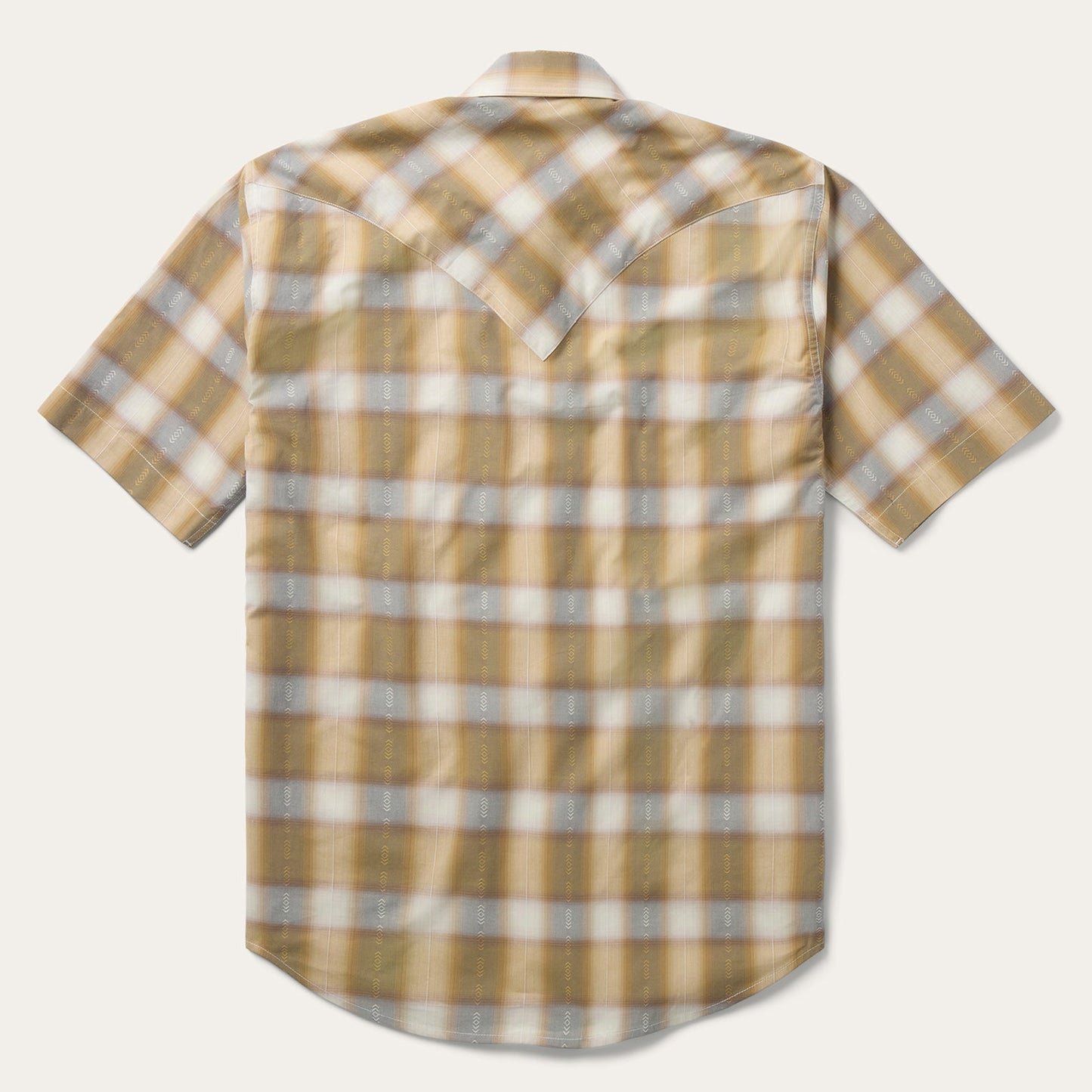 Gold Dust Plaid Short Sleeve Shirt