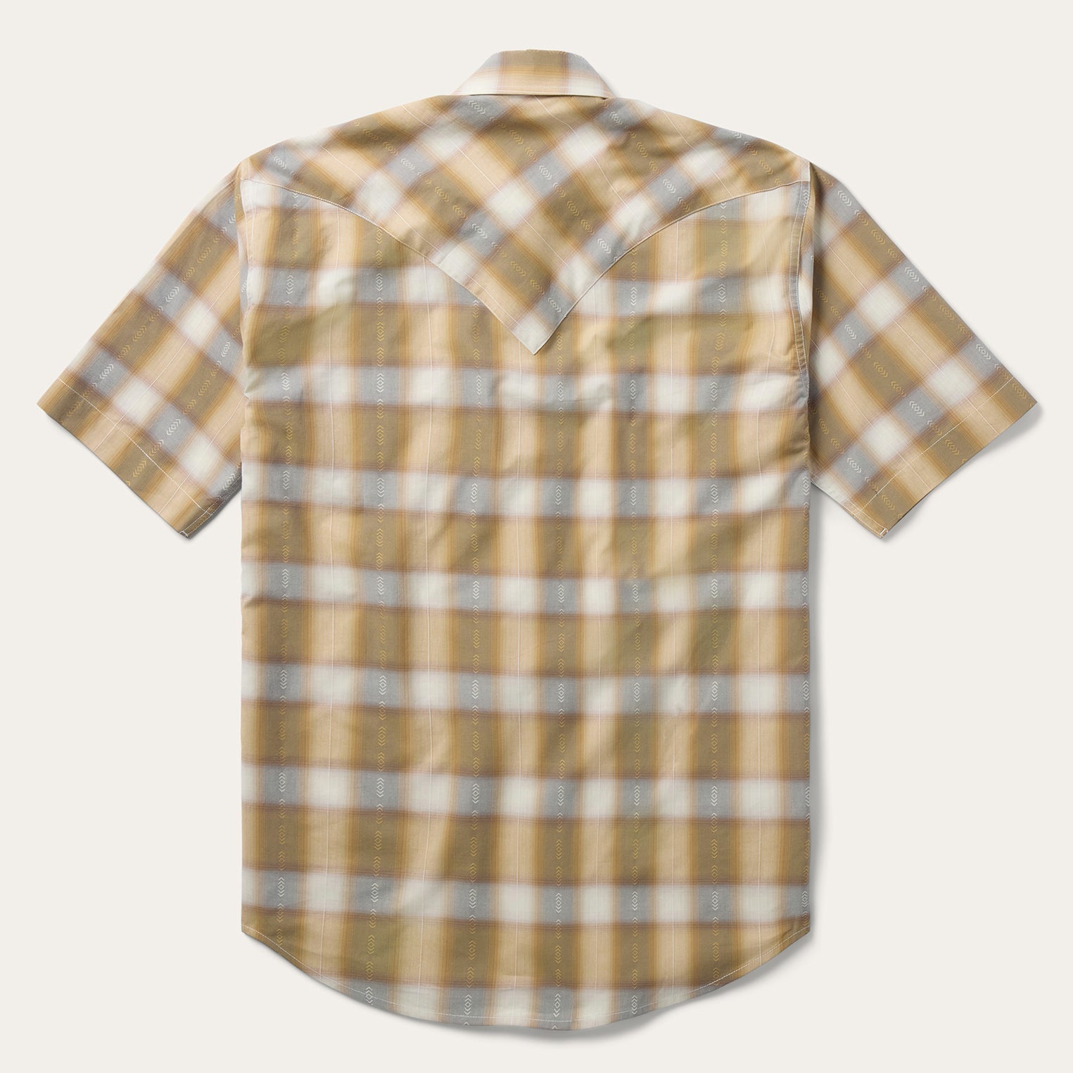 Gold Dust Plaid Short Sleeve Shirt