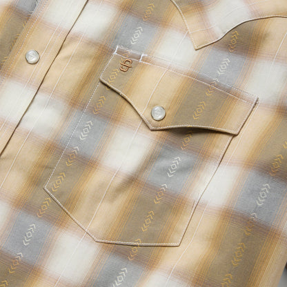 Gold Dust Plaid Short Sleeve Shirt