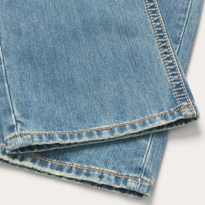 1520 Fit Light Wash Jeans With Tacking