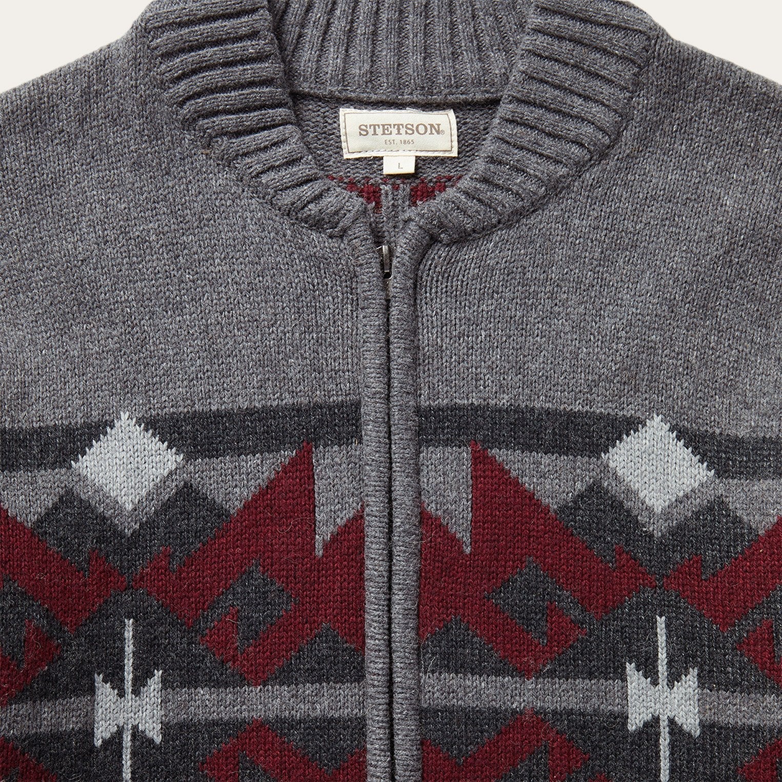 Grey Aztec Cardigan