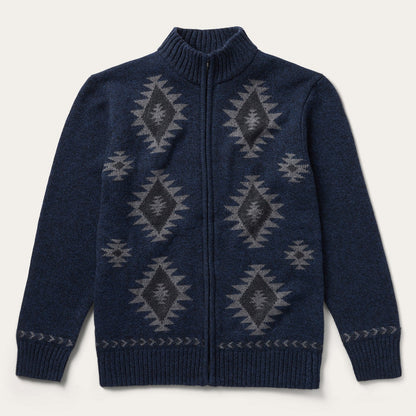 Navy Aztec Cardigan