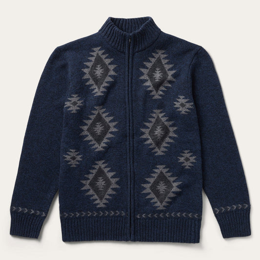 Navy Aztec Cardigan