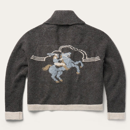 Cropped Retro Cowgirl Sweater