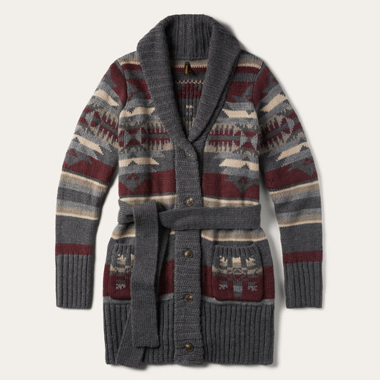 Aztec Belted Cardigan