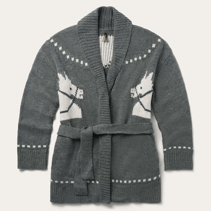Horse Head Cardigan Sweater