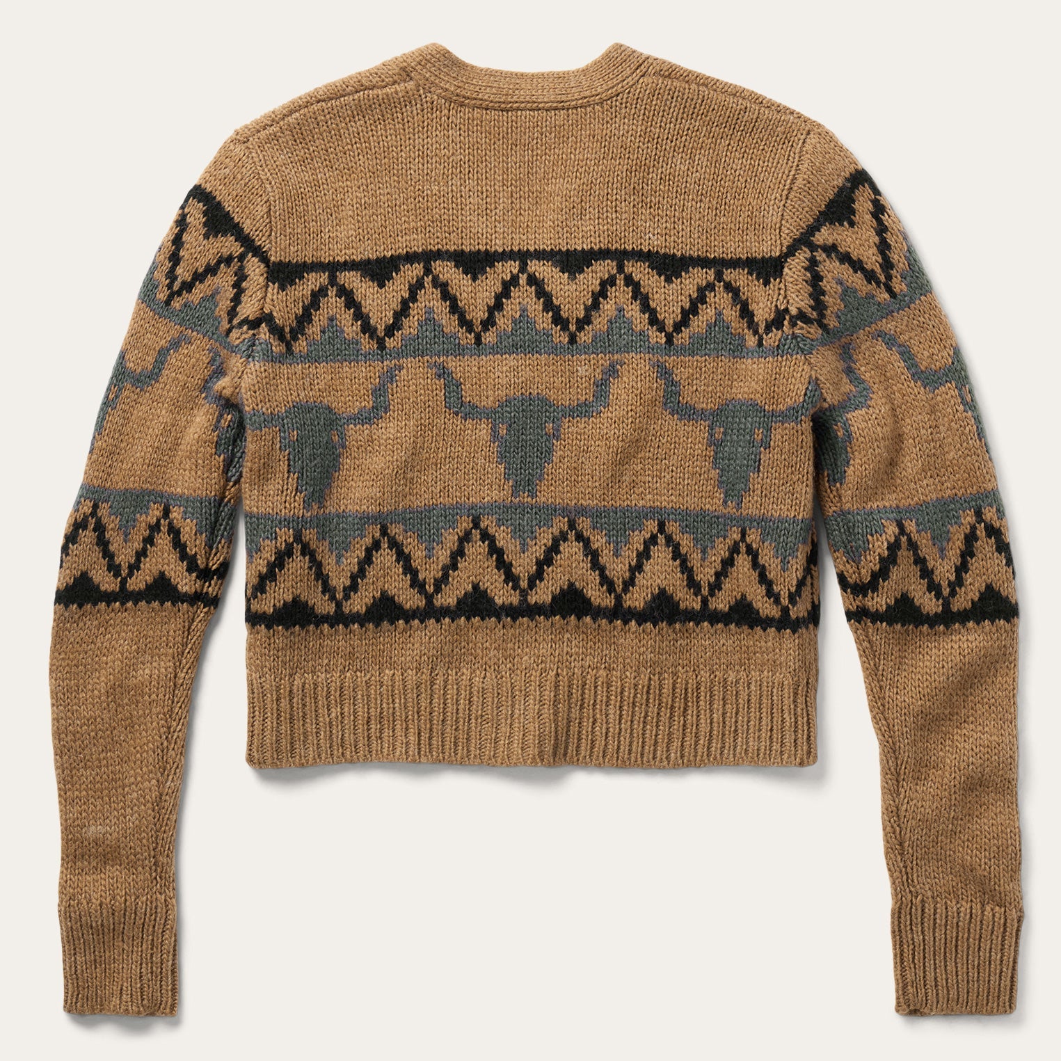 Steer Head Cropped Cardigan