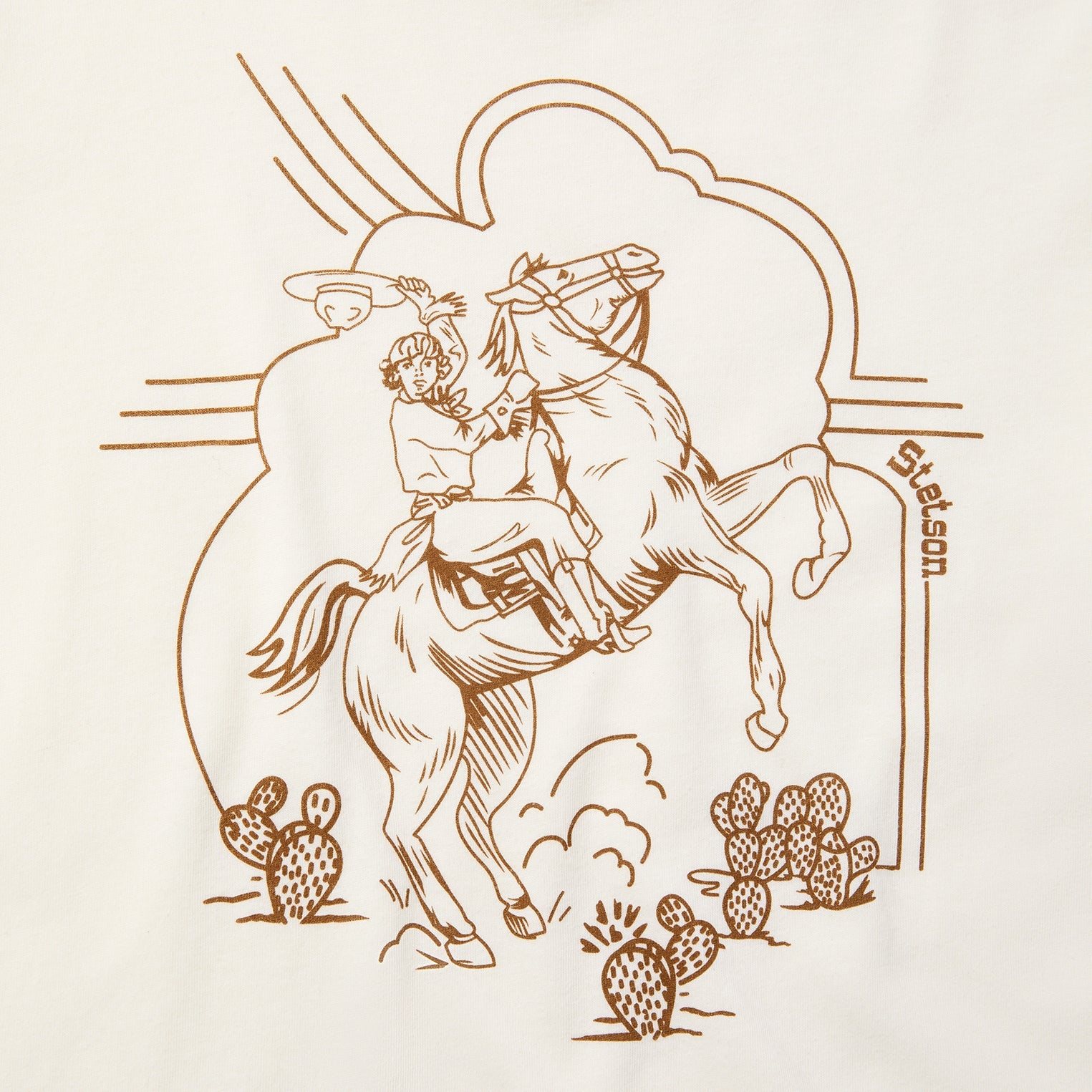 Rearing Cowgirl Graphic Tee