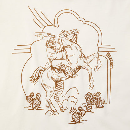 Rearing Cowgirl Graphic Tee