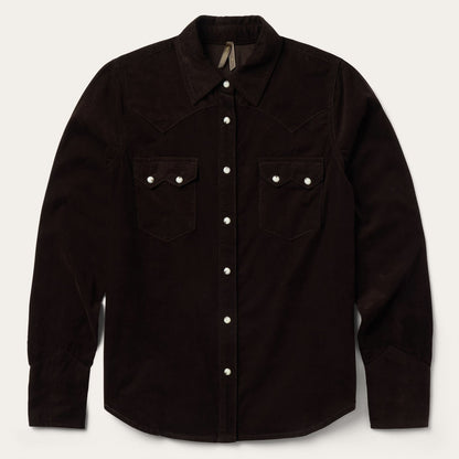 Corduroy Denim Western Shirt