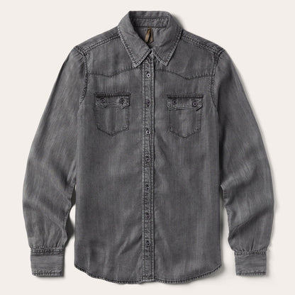 Boyfriend Fit Denim Shirt