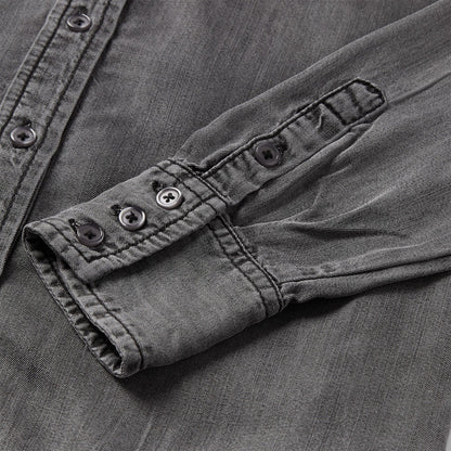 Boyfriend Fit Denim Shirt